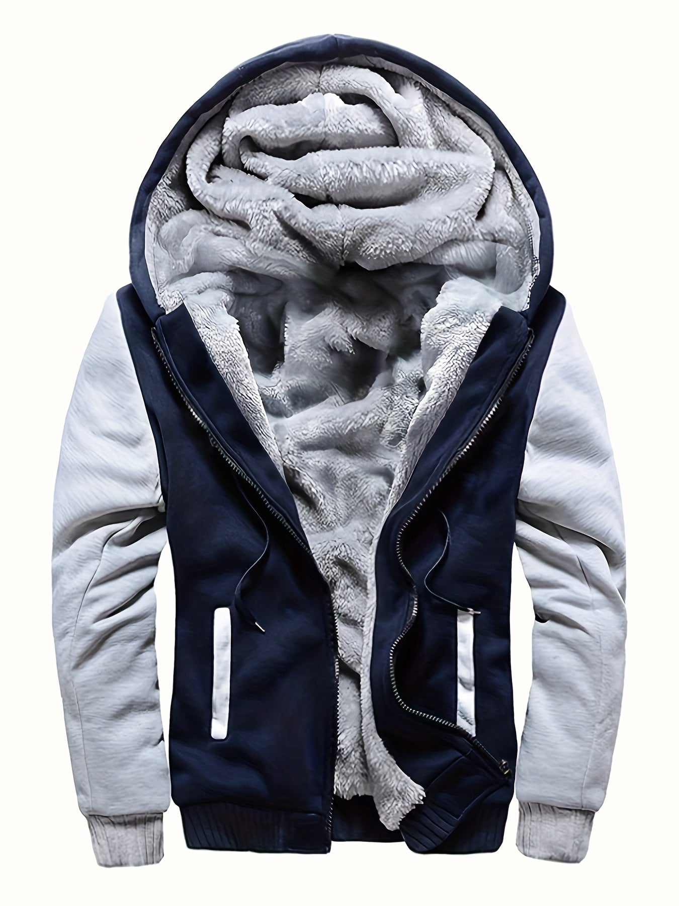 Warm Fleece Jacket With Hood Casual - Regular Fit - Alpinor - AP 24 - Essential in Multiple Colors