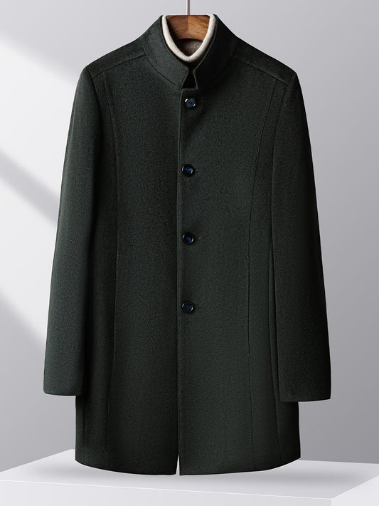 Comfortable Wool & Cashmere Blend Coat - Regular Fit - Naviero - NV 11 - Essential in Multiple Colors