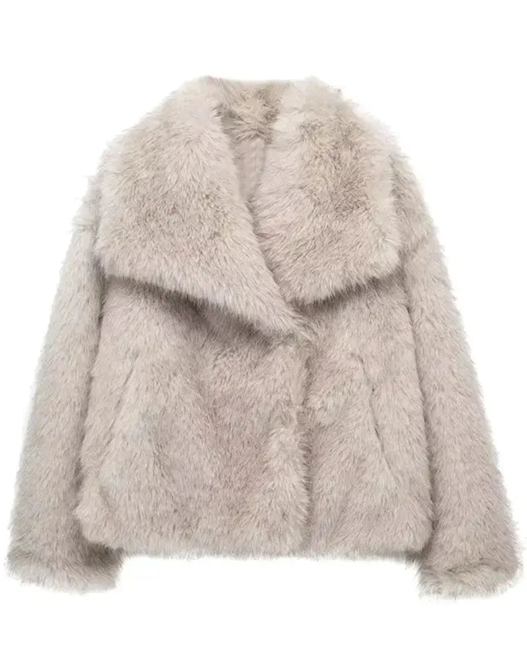 Faux Fur Coat Women - Regular Fit - Belle Couture - FP 22 - Essential Elegance