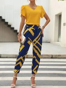 Modern Women's Outfit - Shirt and Pants Set