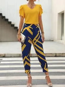 Modern Women's Outfit - Shirt and Pants Set