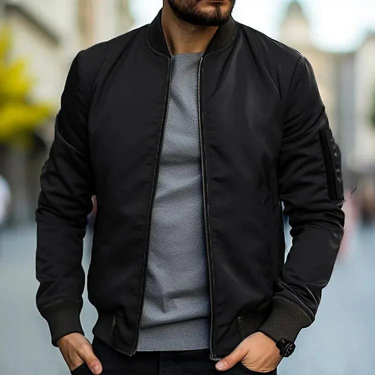 Casual Bomber Jacket - Trendy - Durable and Breathable - Perfect for Any Occasion