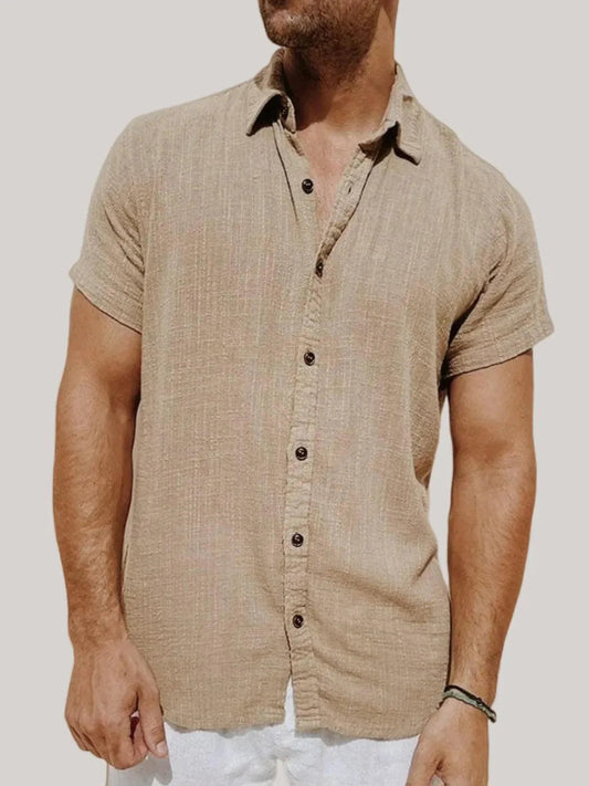 Men's Linen Shirt - Timeless - High Quality Linen - Ideal for Summer Days