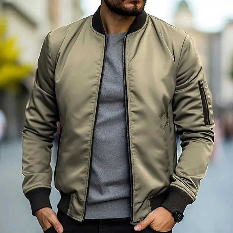 Casual Bomber Jacket - Trendy - Durable and Breathable - Perfect for Any Occasion