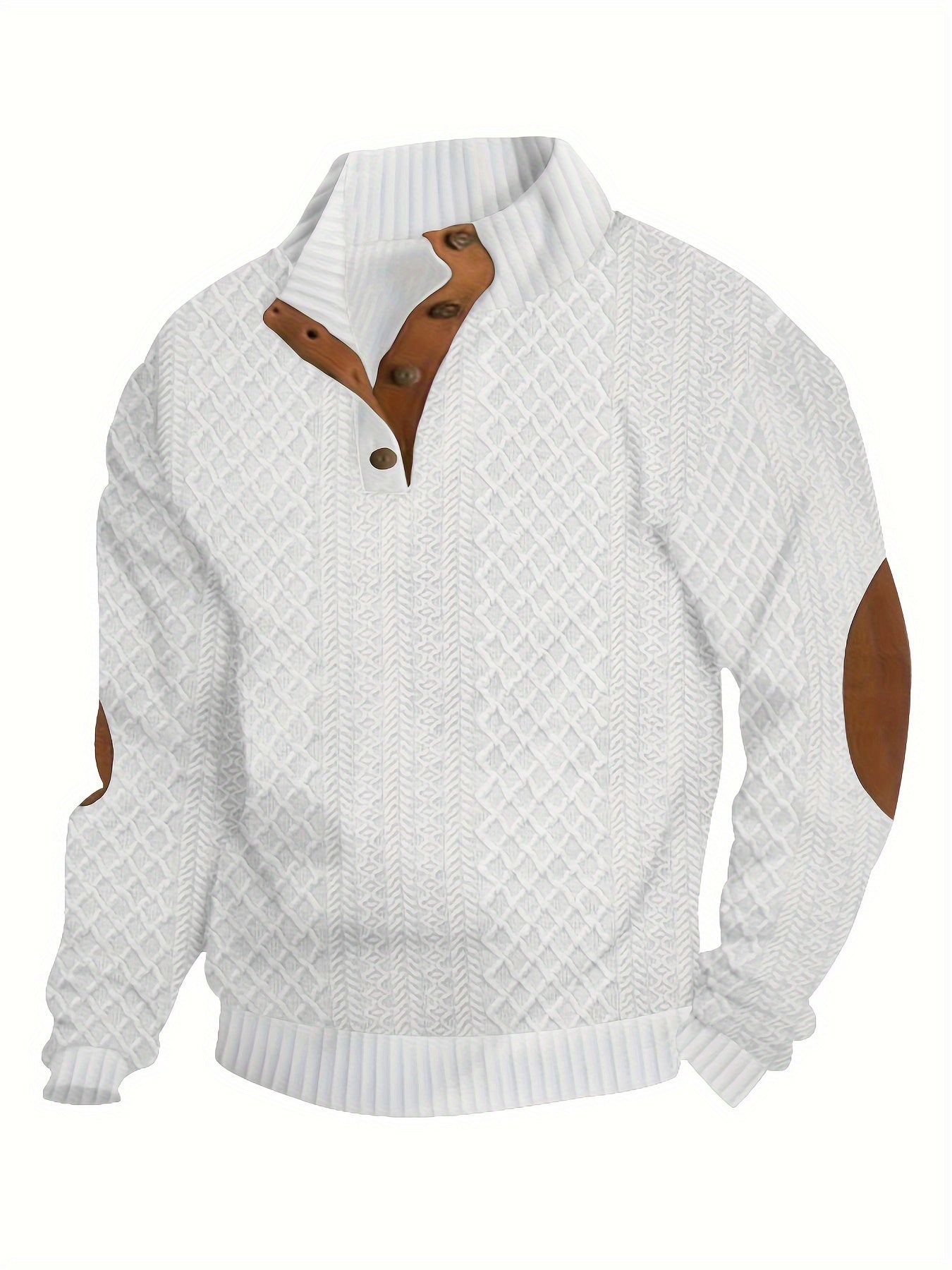 Half Zip Stand-up Collar Sweatshirt - Regular Fit - Modera - MD 82 - Essential in Multiple Colors