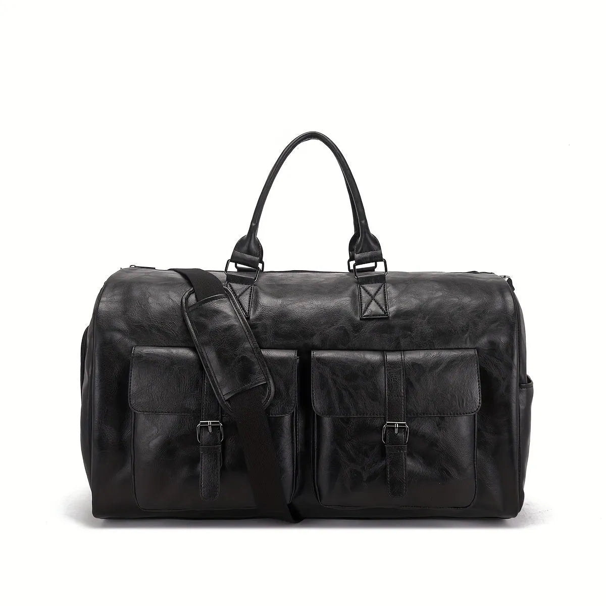 Travel Bag - Luxury - High Quality Leather, Multiple Storage Compartments - Ideal for Business Travel or Weekend Getaways