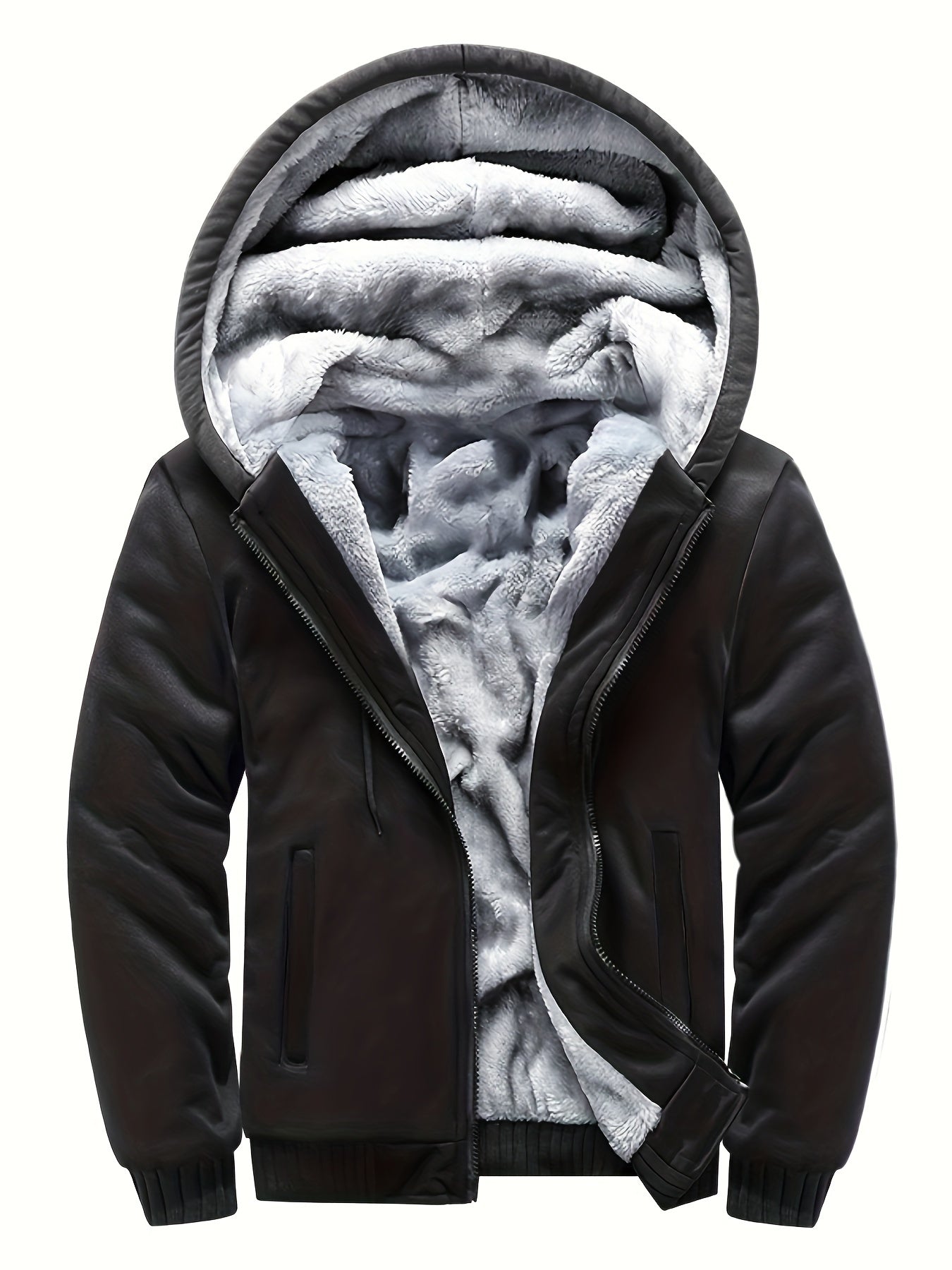 Warm Fleece Jacket With Hood Casual - Regular Fit - Alpinor - AP 24 - Essential in Multiple Colors