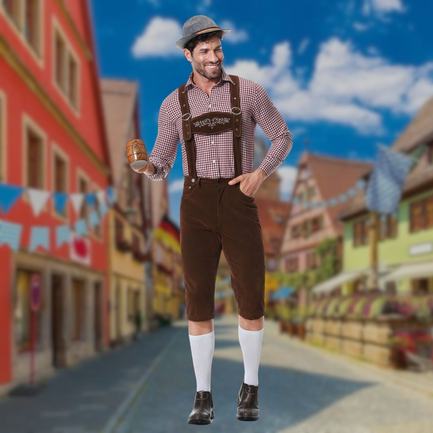 Hugo | Three-piece Set Oktoberfest Lederhosen