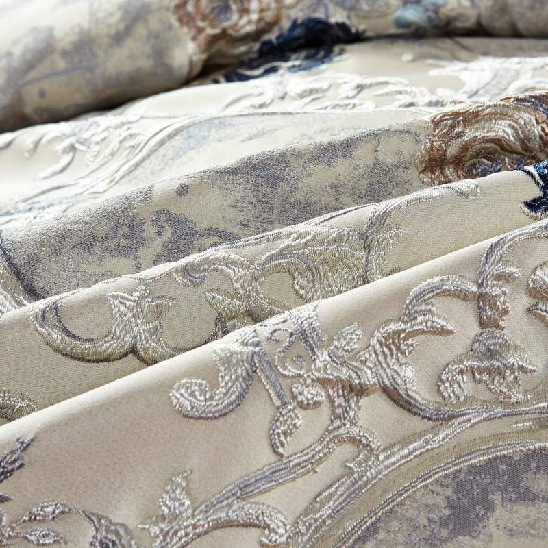 Oriental Jacquard Luxury Bedding Set - Egyptian Cotton | Detailed Jacquard Design - Elegant and Comfortable