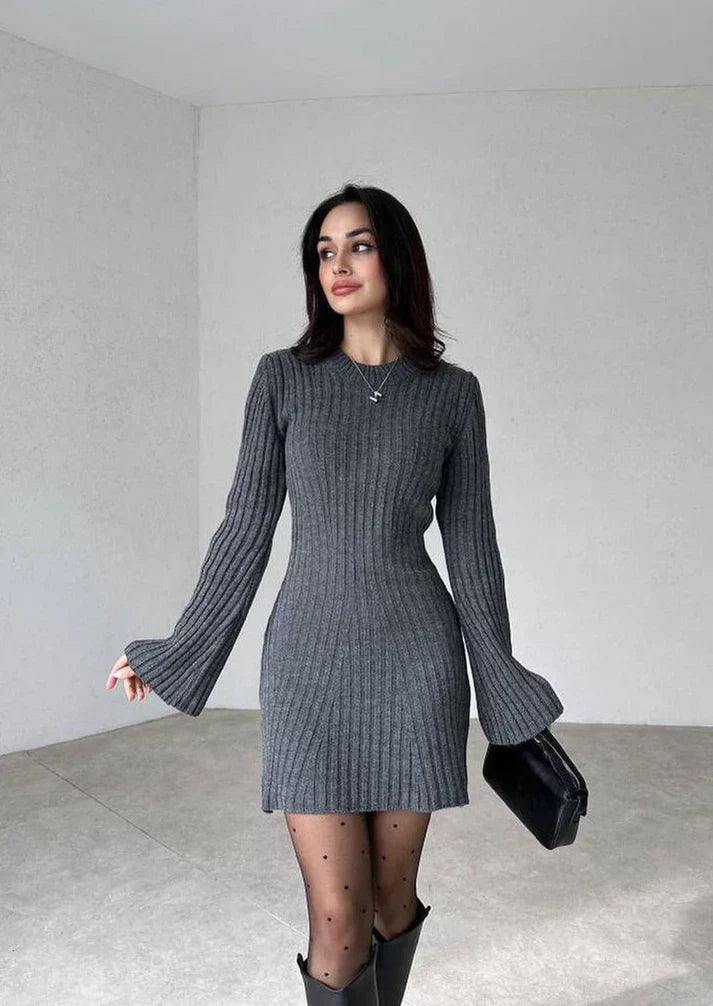 Knitted Dress Women - Slimfit - Stylish Warmth - Essential Elegance