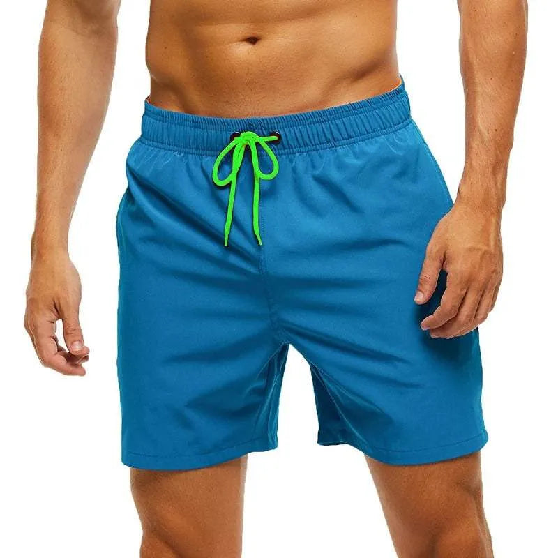 Sporty Men's Swimming Trunks