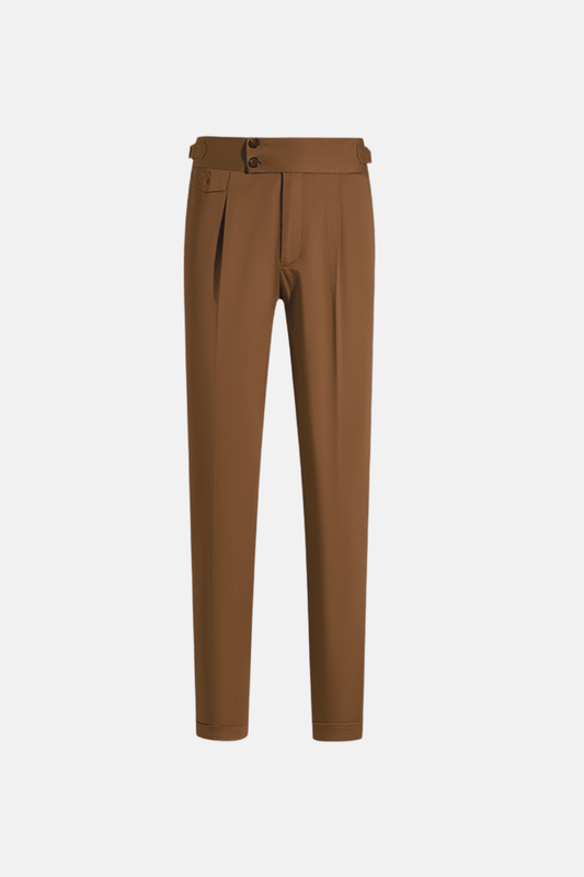 Comfortable Trousers Brown - Regular Fit - Puento Fortade - TP 01 - Essential Brown