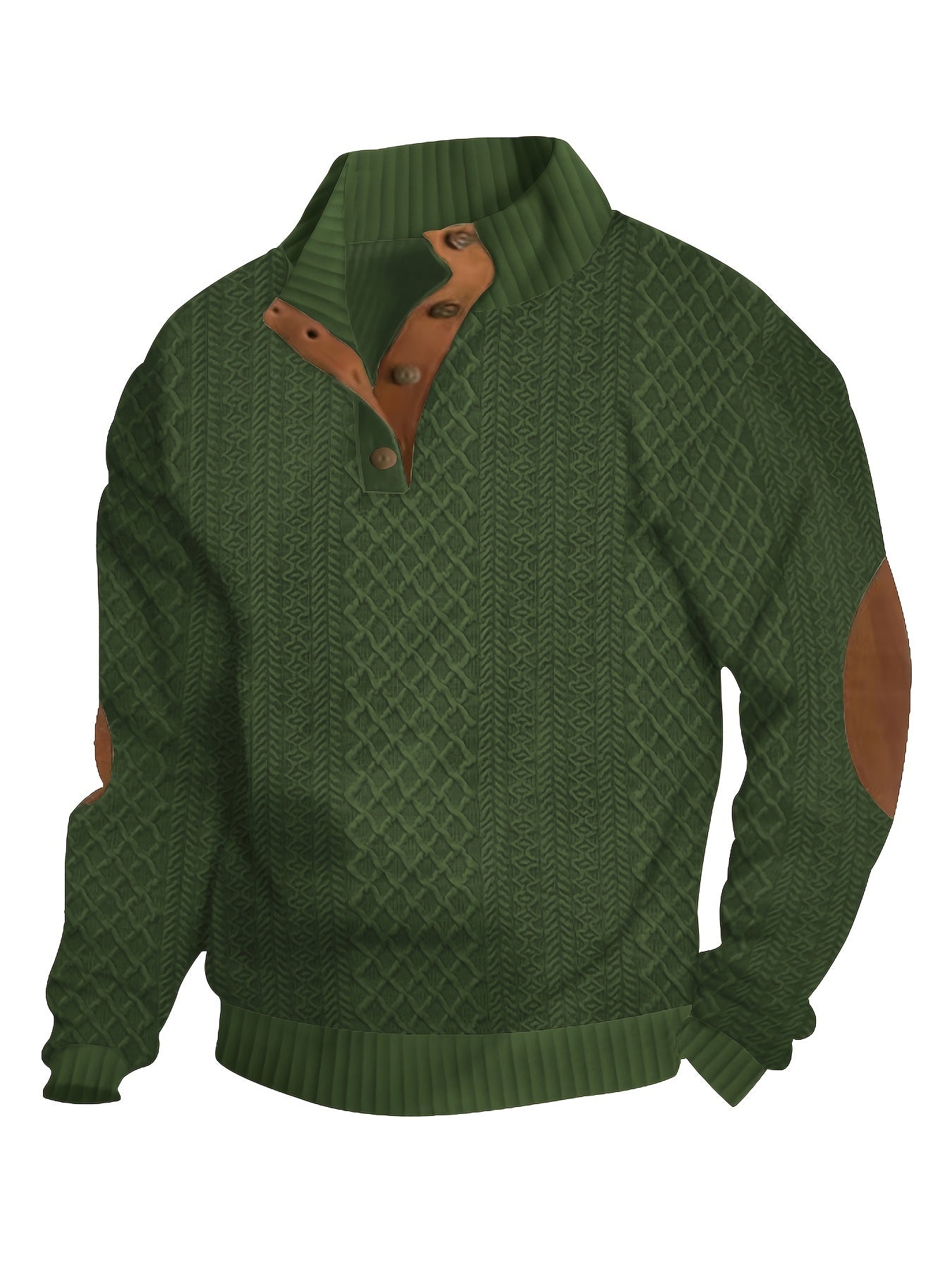 Half Zip Stand-up Collar Sweatshirt - Regular Fit - Modera - MD 82 - Essential in Multiple Colors