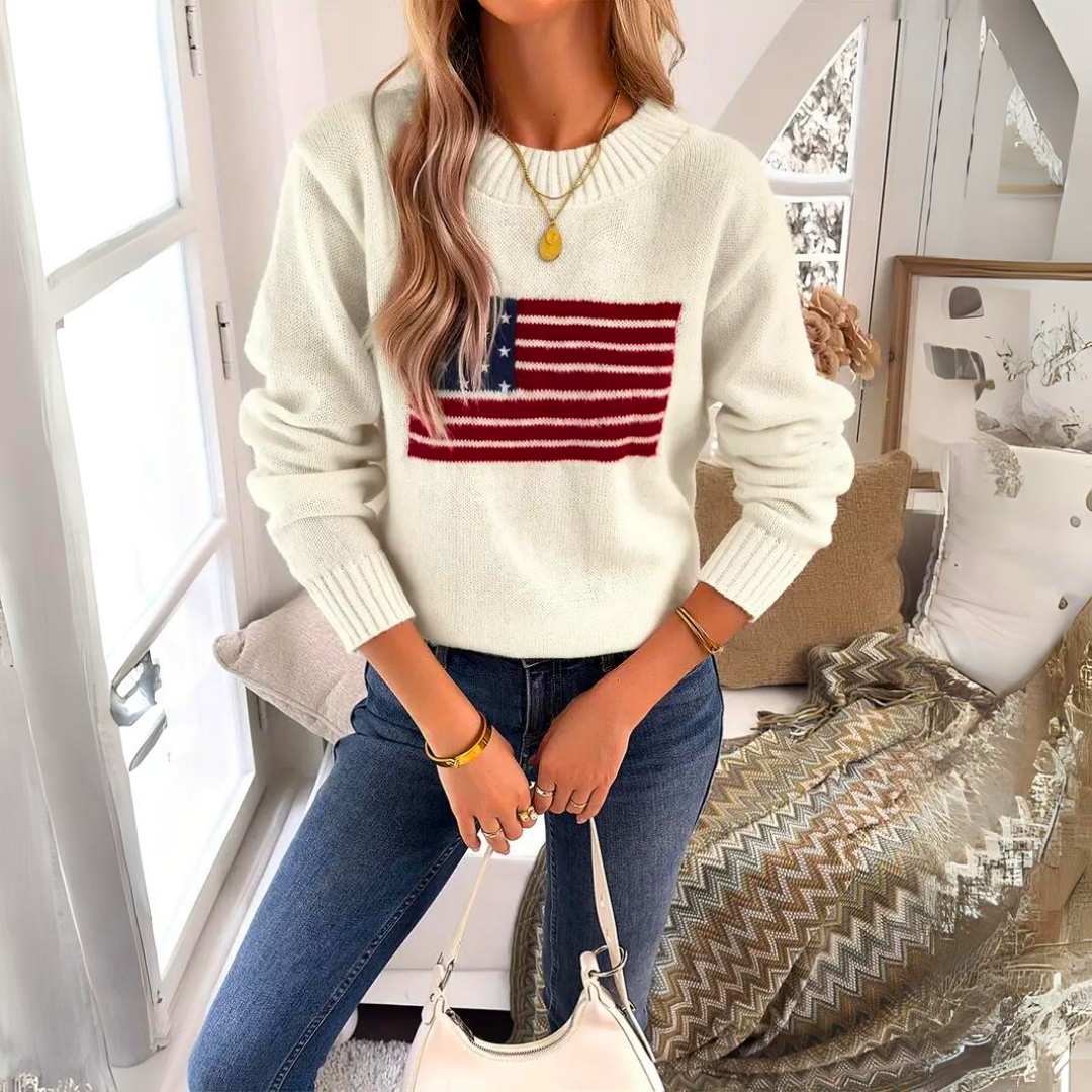 Sweater Damer, Strikket Sweater | Trendy - Komfortabel - Velegnet til enhver lejlighed