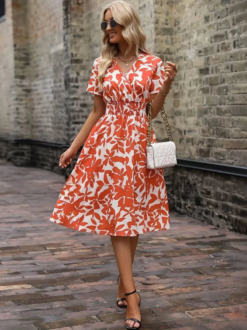 Wrap Dress - Floral Pattern - Light and Airy - Perfect for Summer