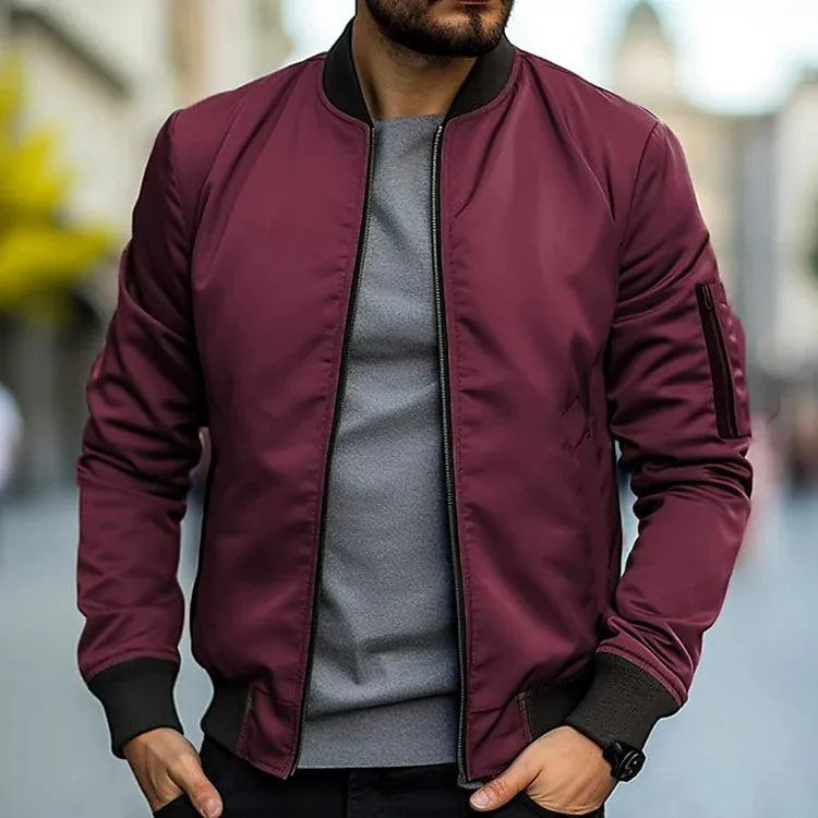 Casual Bomber Jacket - Trendy - Durable and Breathable - Perfect for Any Occasion