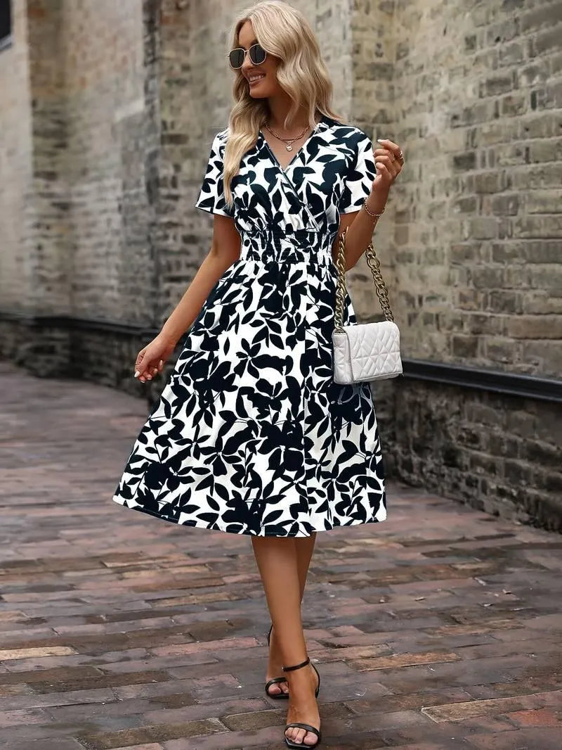 Wrap Dress - Floral Pattern - Light and Airy - Perfect for Summer