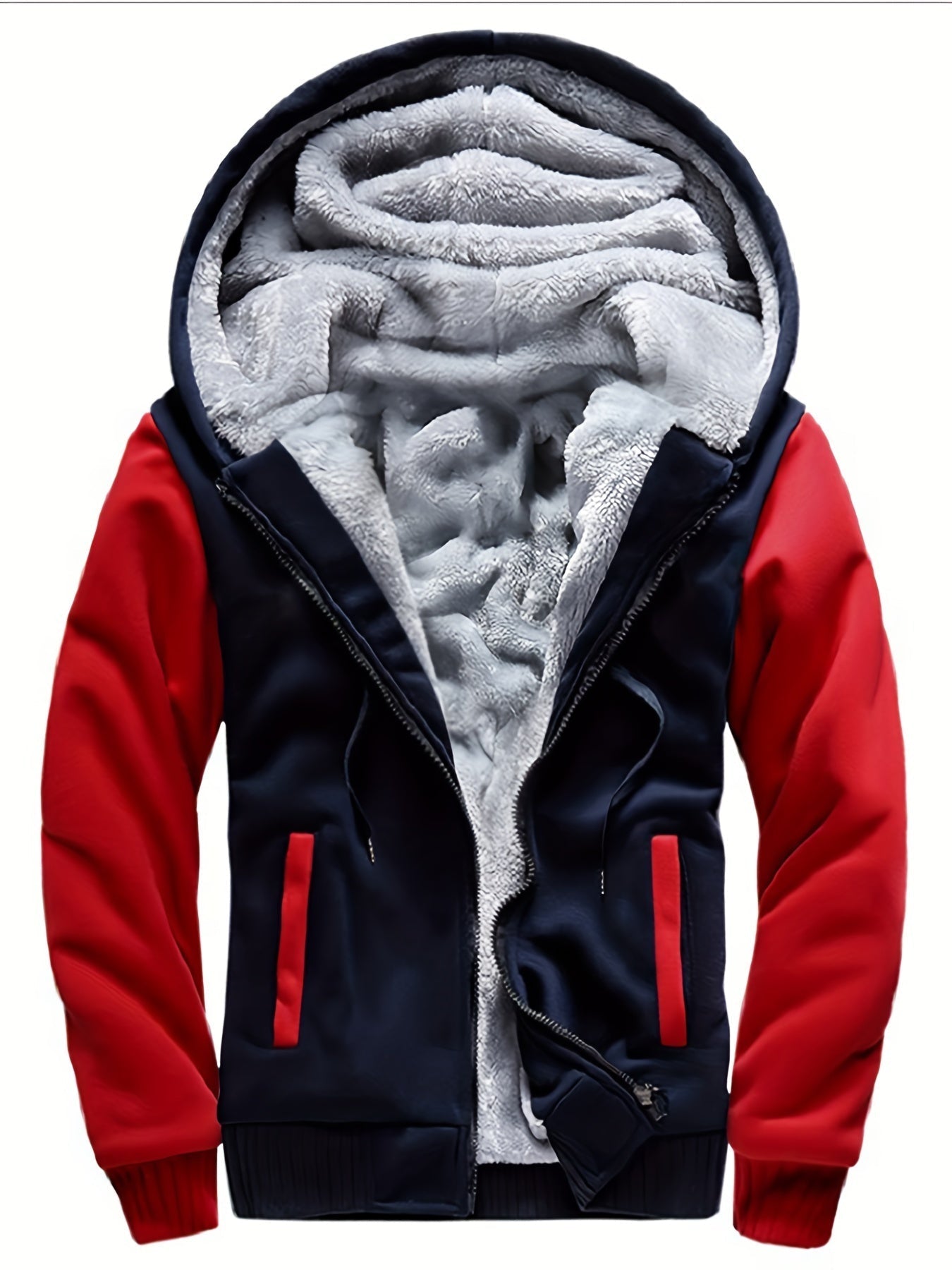 Warm Fleece Jacket With Hood Casual - Regular Fit - Alpinor - AP 24 - Essential in Multiple Colors