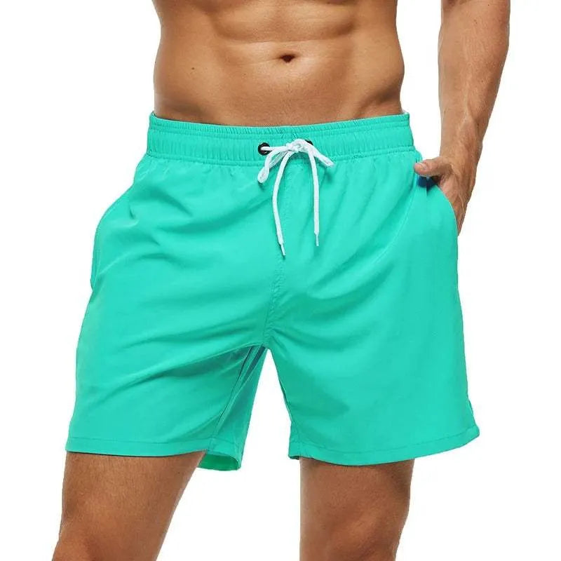 Sporty Men's Swimming Trunks