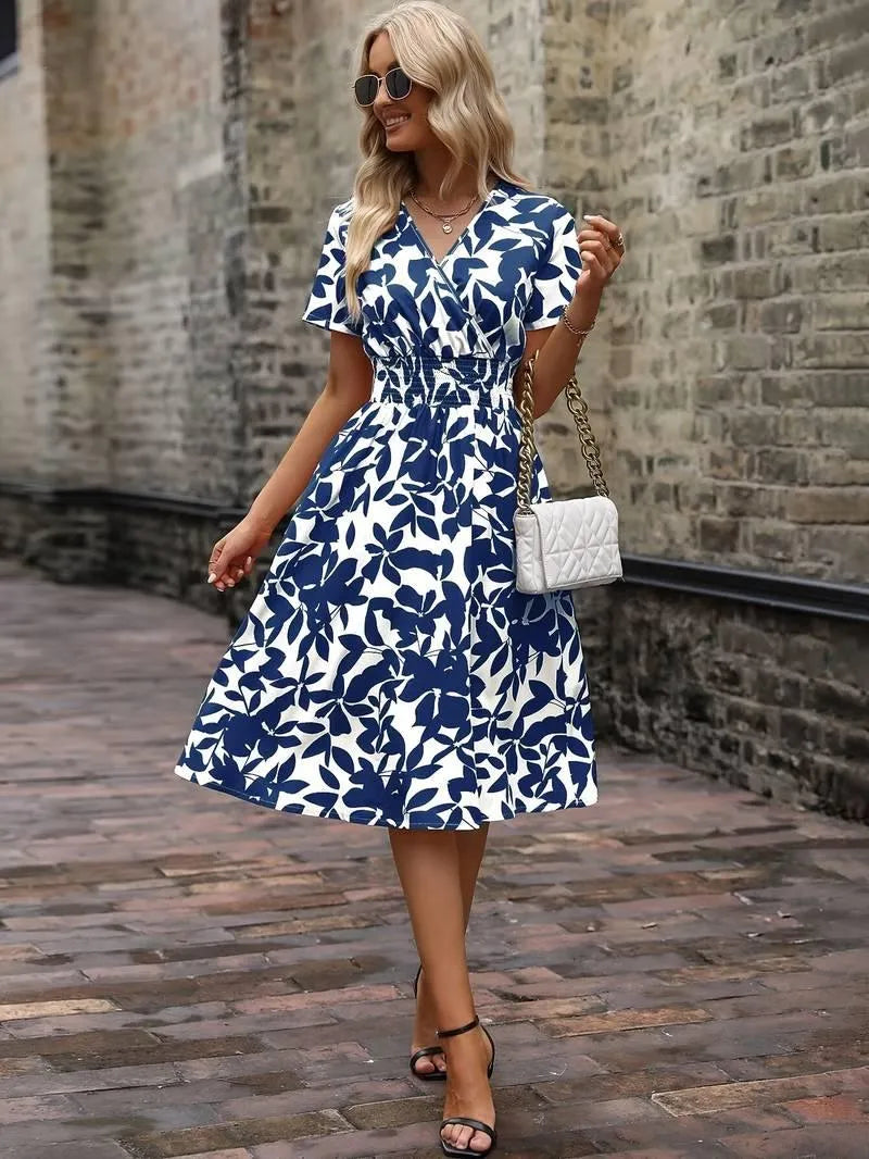 Wrap Dress - Floral Pattern - Light and Airy - Perfect for Summer