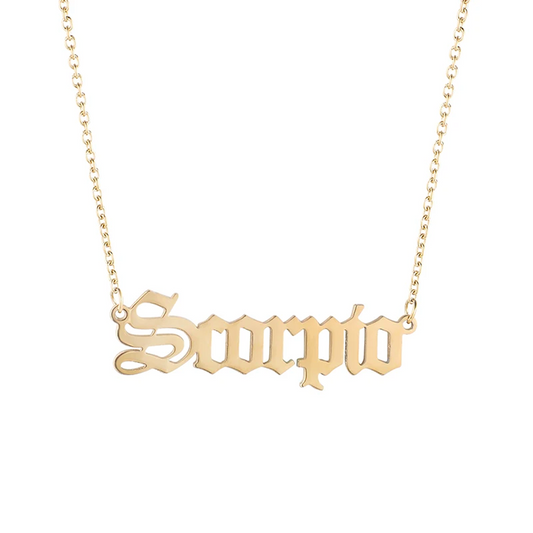 Zodiac | Custom Star Sign Necklace