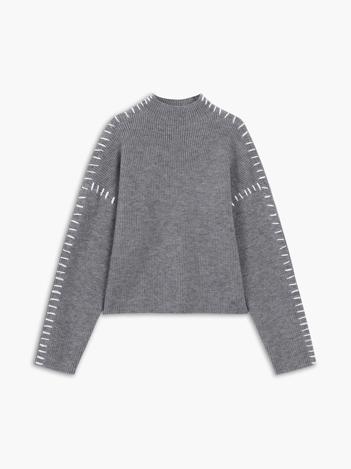 Shift The Focus | Oversized Mock Neck Sweater/Sweater Women