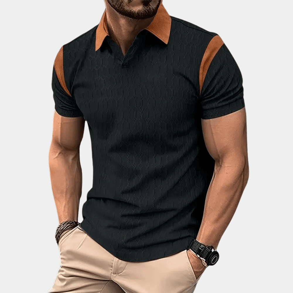 Polo Shirt Men - Unique Pattern - High Quality Materials - Ideal for Casual and Formal Occasions