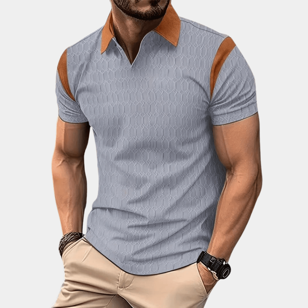 Polo Shirt Men - Unique Pattern - High Quality Materials - Ideal for Casual and Formal Occasions