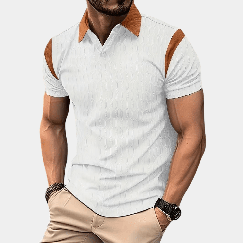 Polo Shirt Men - Unique Pattern - High Quality Materials - Ideal for Casual and Formal Occasions