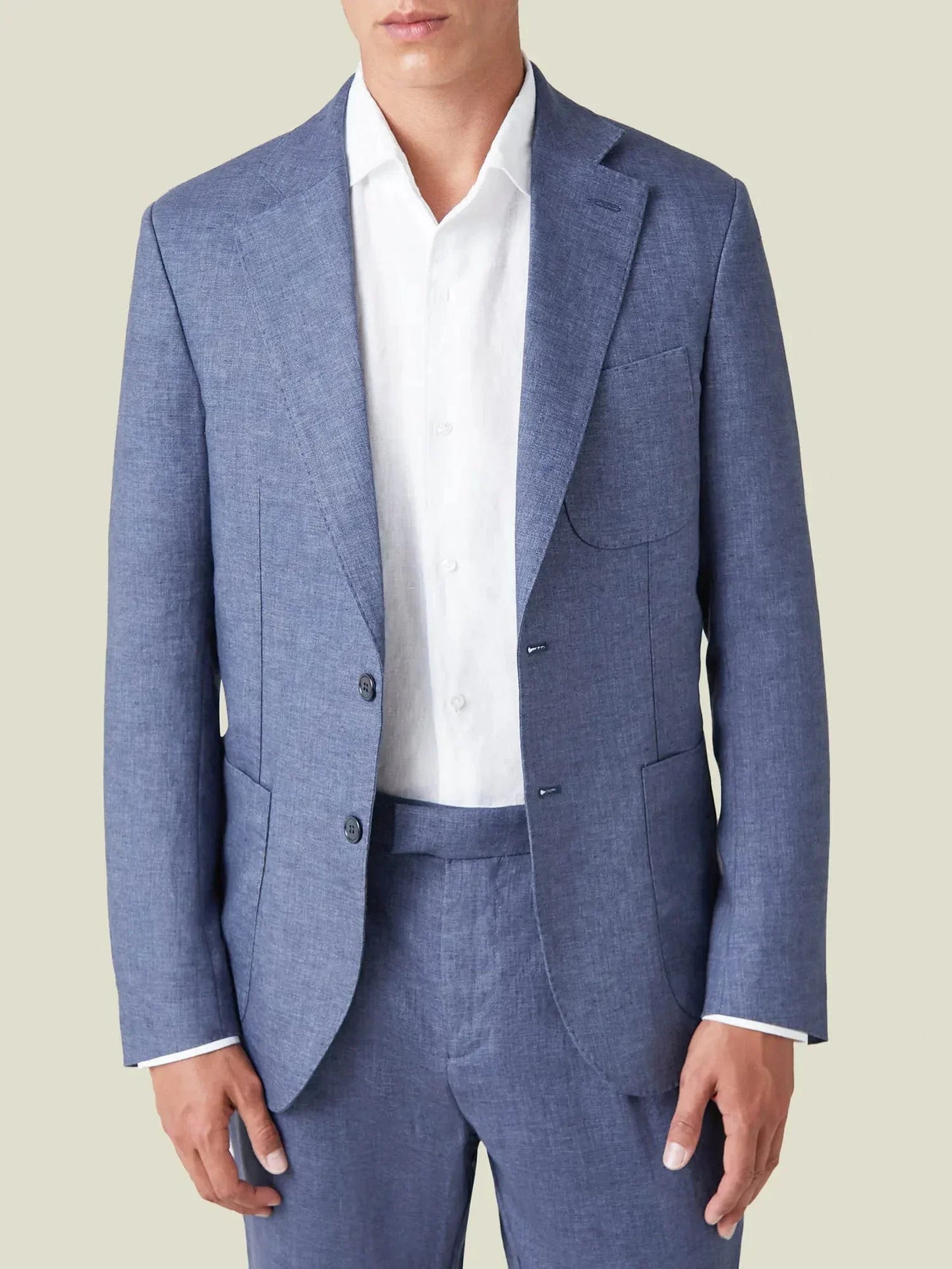 Azure Blazer Egyptian Cotton | Business-Chic-Elegant