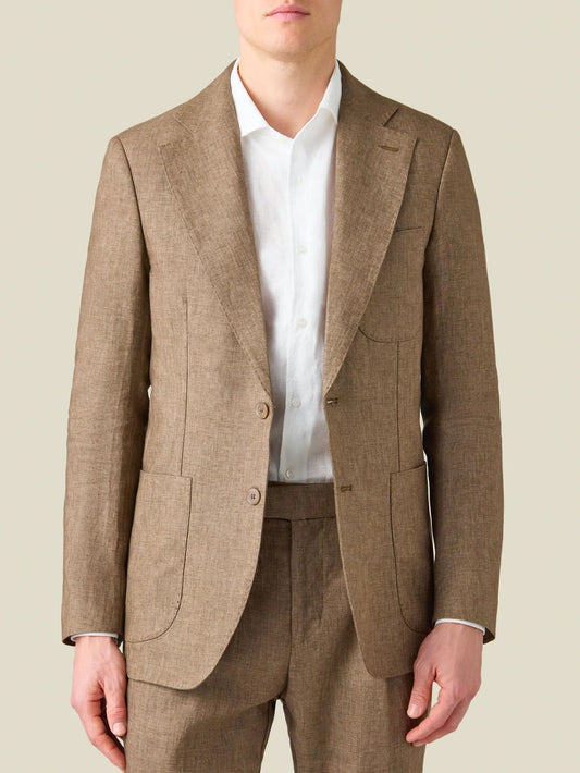 Hazelnut Blazer Egyptian Cotton | Business-Chic-Elegant