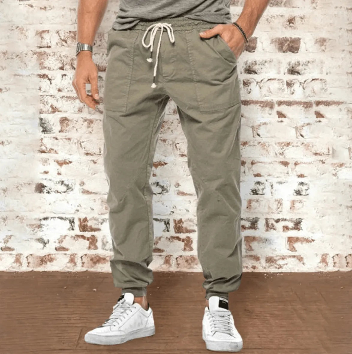 Men's Trousers - Casual - Comfortable Cotton - Perfect for Daily Activities