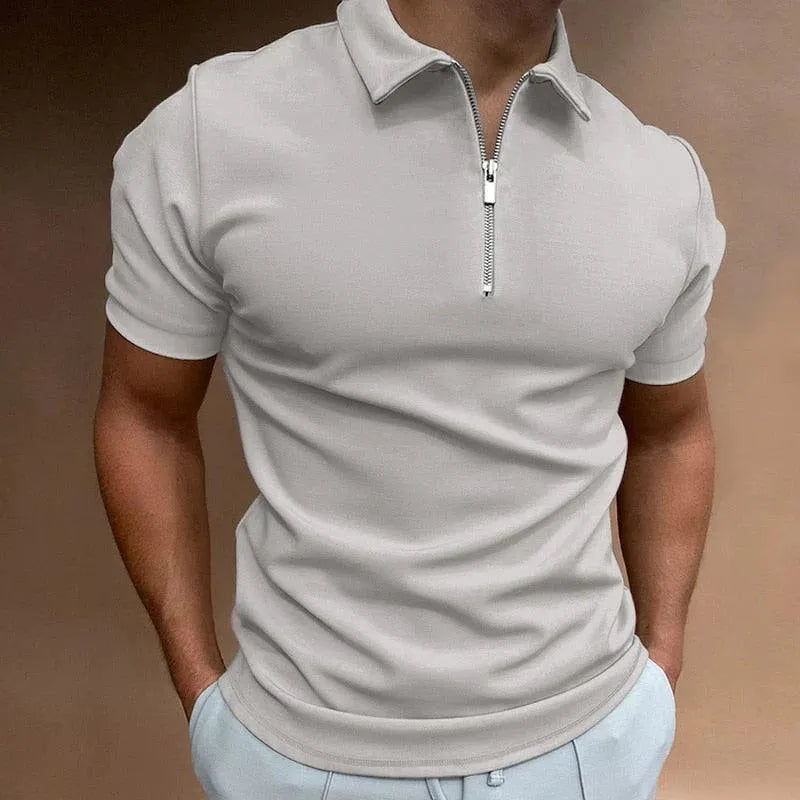 Men's Polo - Sporty - Zipper - Perfect for Active Lifestyle