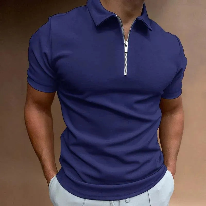 Men's Polo - Sporty - Zipper - Perfect for Active Lifestyle