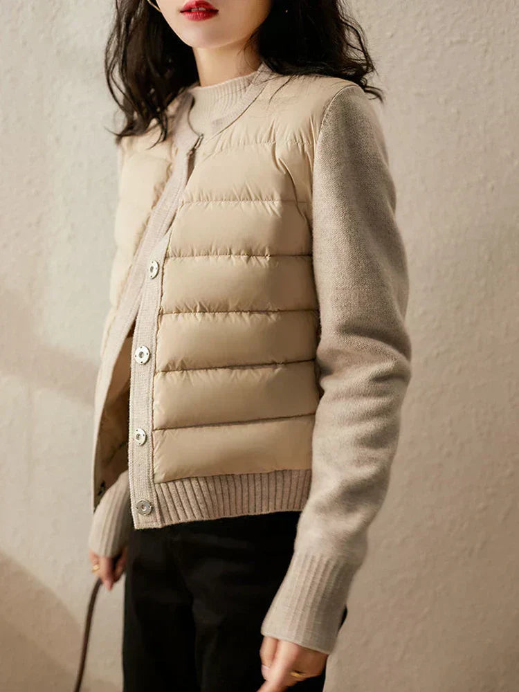 Women's Puffer Jacket | Grey - Warm Winter Coat