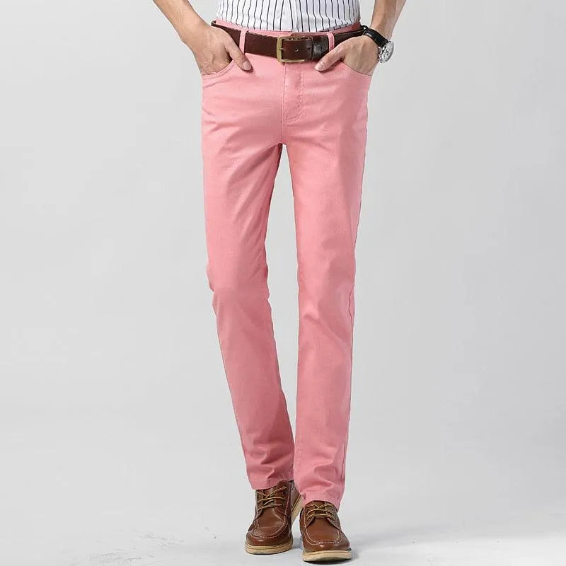 Colored Pants Men - Modern - Breathable Cotton - Suitable for Every Season