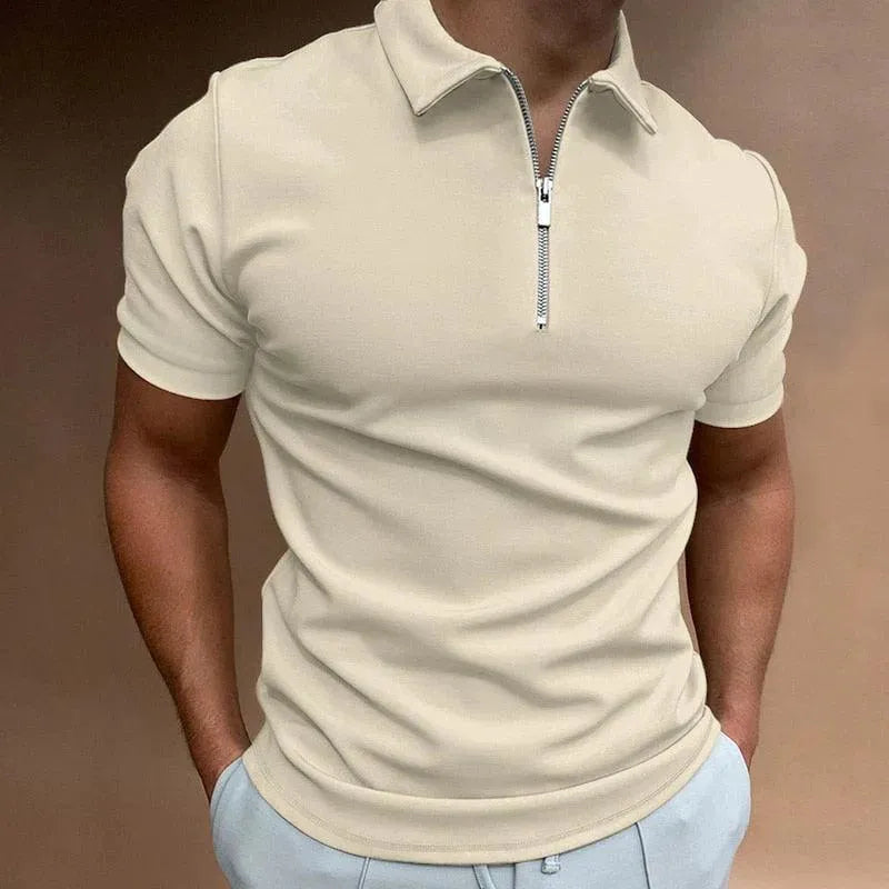 Men's Polo - Sporty - Zipper - Perfect for Active Lifestyle