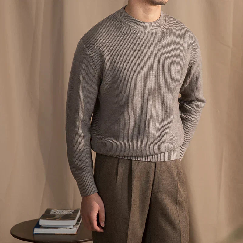 Autumn Warm Wool Sweater | High Quality Materials - Warm and Cozy - Autumn - Ideal for Formal and Informal Occasions