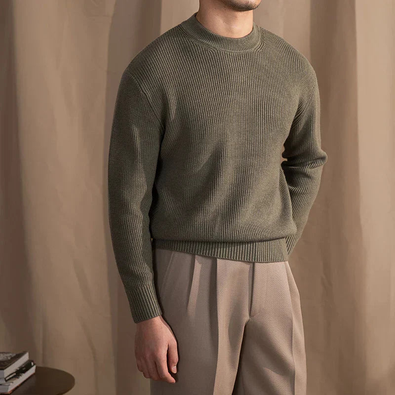 Autumn Warm Wool Sweater | High Quality Materials - Warm and Cozy - Autumn - Ideal for Formal and Informal Occasions