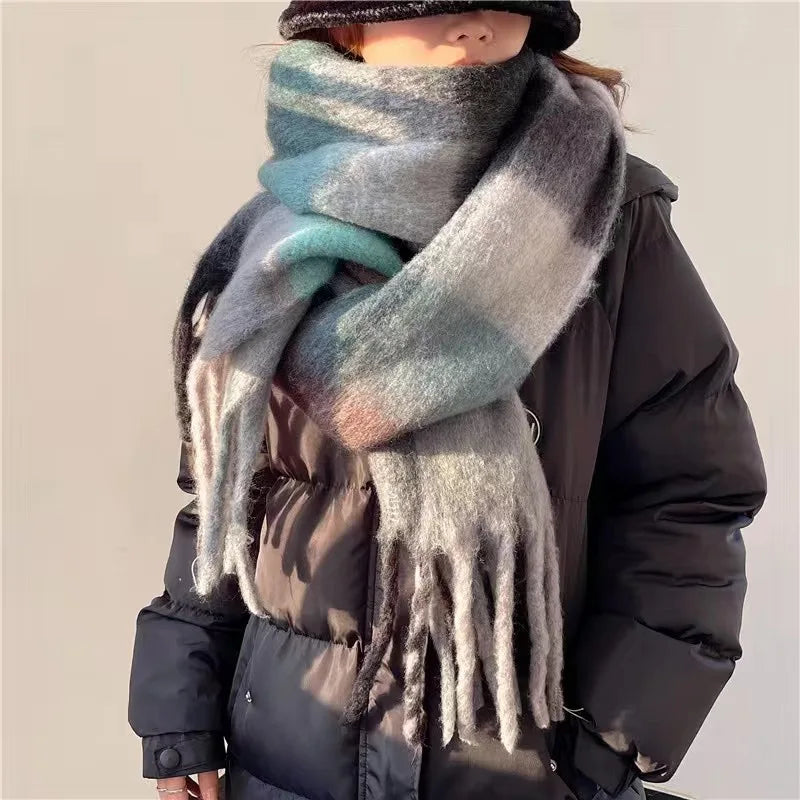 Scarvello | Thick Warm Wool Colored Scarf