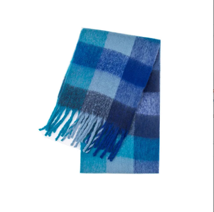 Scarvello | Thick Warm Cashmere Rainbow Scarf