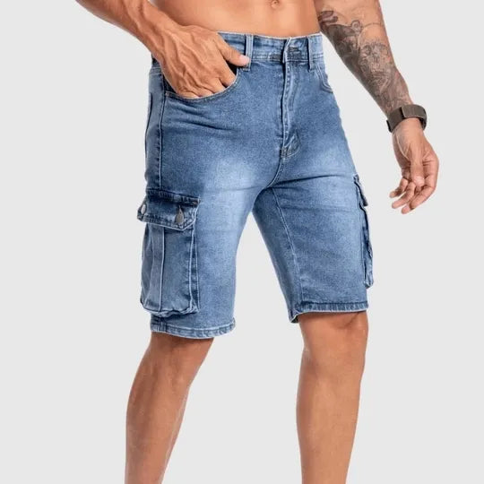 Denimshorts - Casual - Denim af høj kvalitet, behagelig - Perfekt til sommeraktiviteter