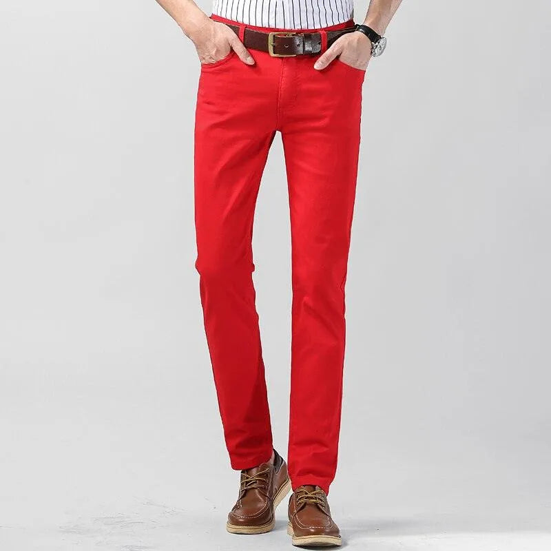 Colored Pants Men - Modern - Breathable Cotton - Suitable for Every Season