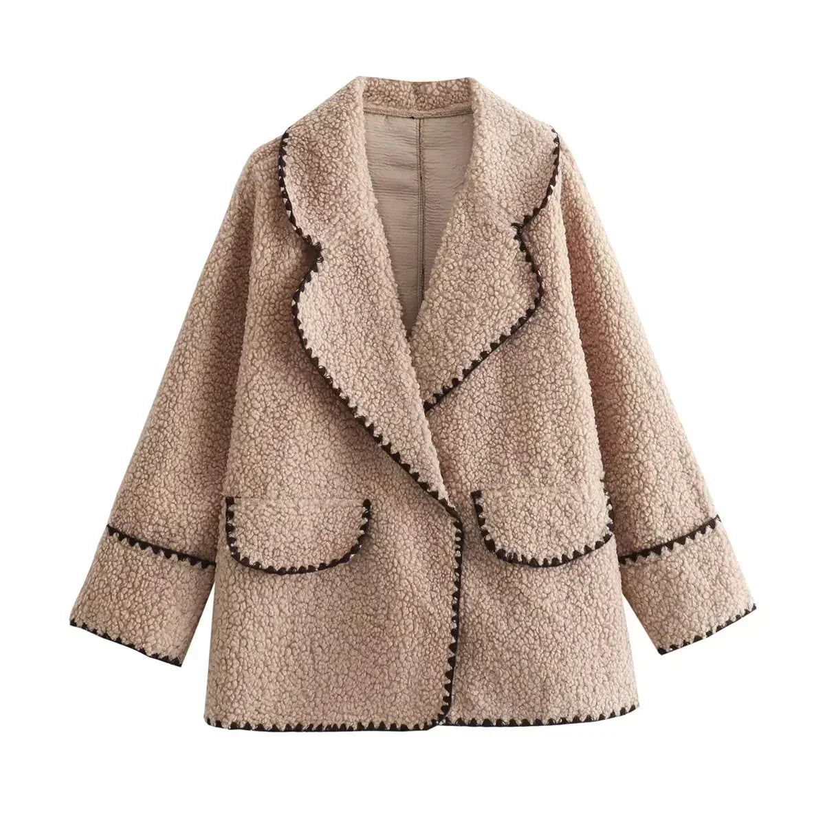 Women's Fleece Jacket | Beige - Warm and Comfortable