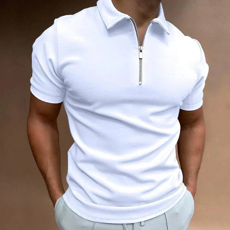 Men's Polo - Sporty - Zipper - Perfect for Active Lifestyle