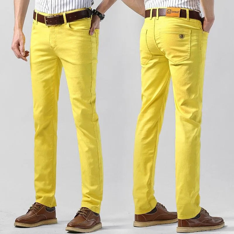 Colored Pants Men - Modern - Breathable Cotton - Suitable for Every Season