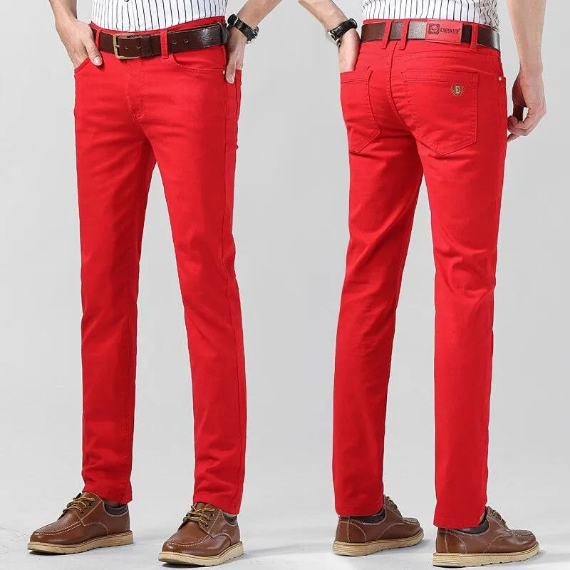 Colored Pants Men - Modern - Breathable Cotton - Suitable for Every Season