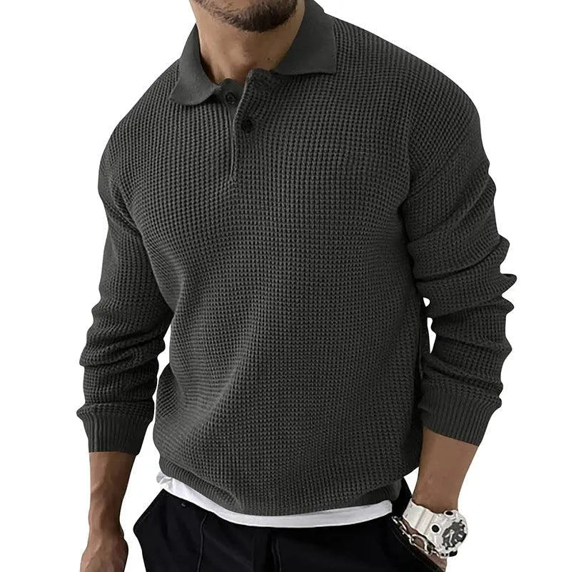 Polo Sweater Men - Timeless - Knitted - Perfect for Cold Days