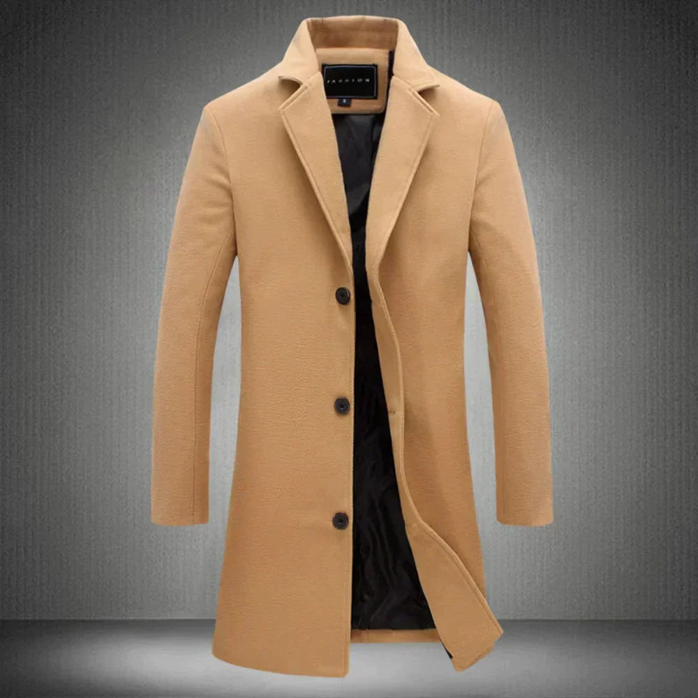 Men's wool coat - Stylish coat - Thick coat