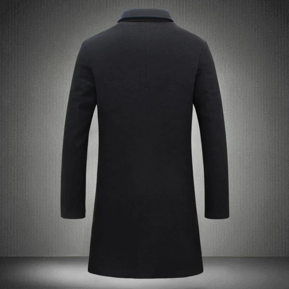 Men's wool coat - Stylish coat - Thick coat